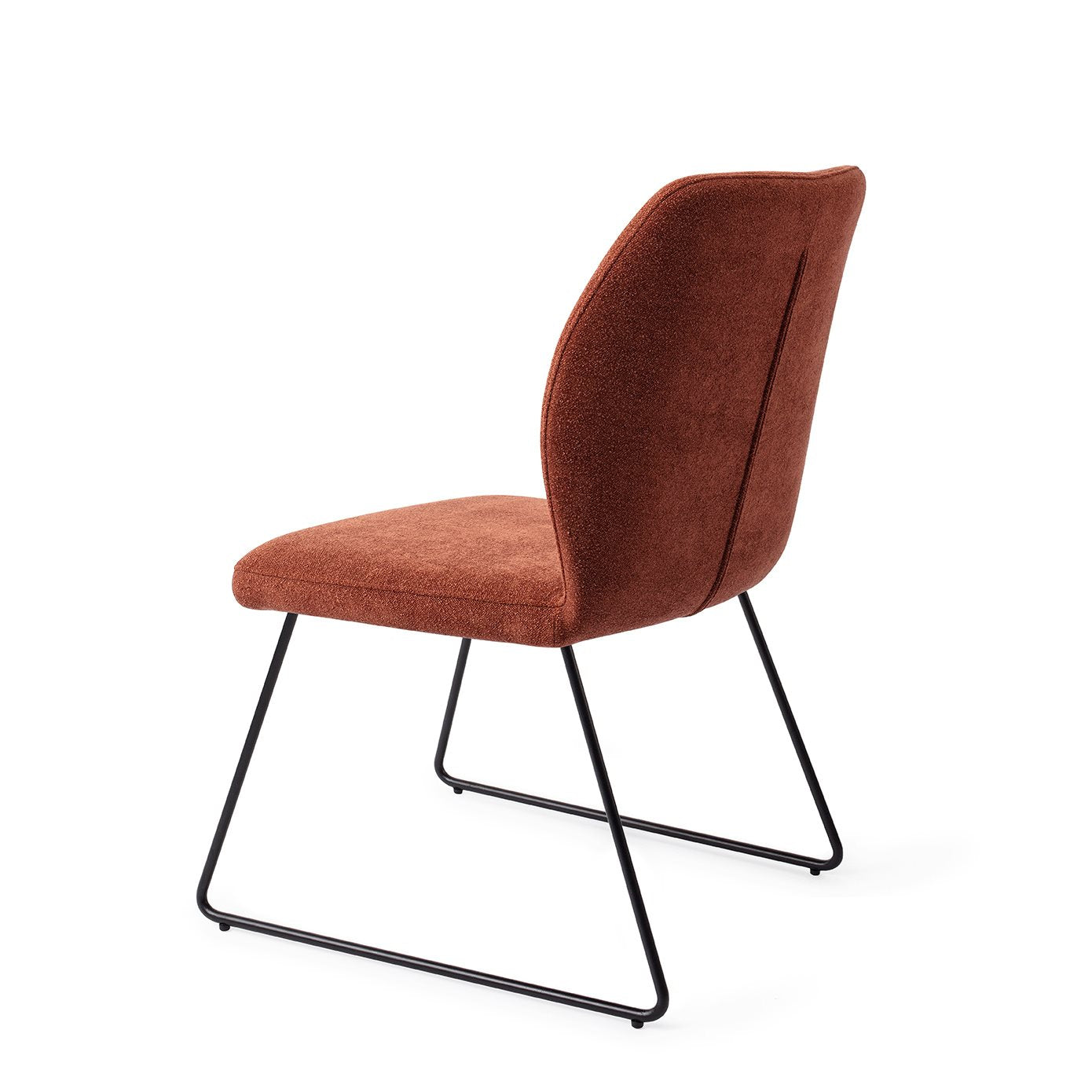 Ikata Dining Chair Cosy Copper Slide Black