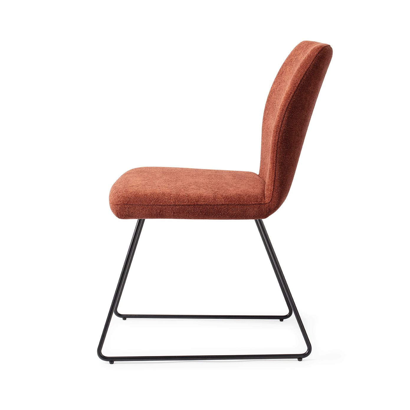 Ikata Dining Chair Cosy Copper Slide Black