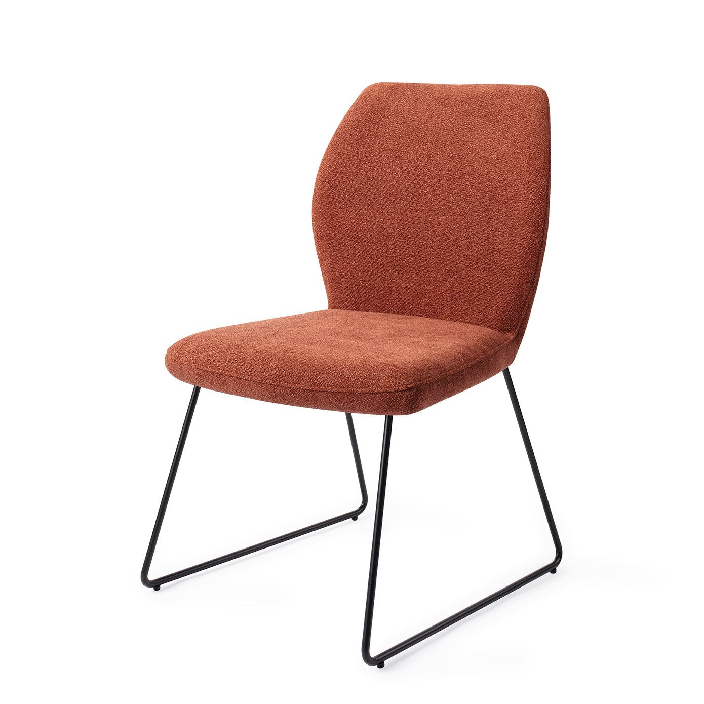 Ikata Dining Chair Cosy Copper Slide Black