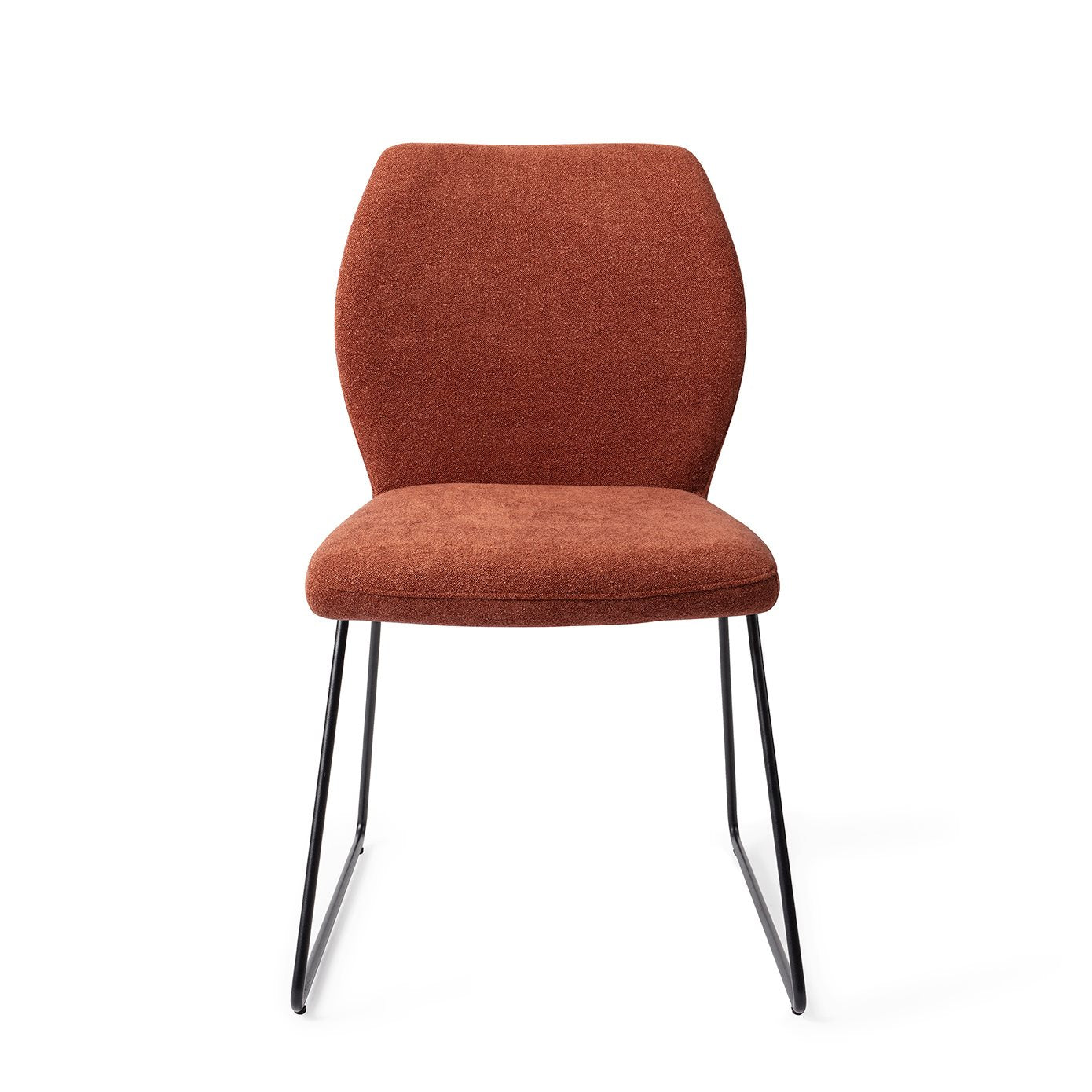 Ikata Dining Chair Cosy Copper Slide Black