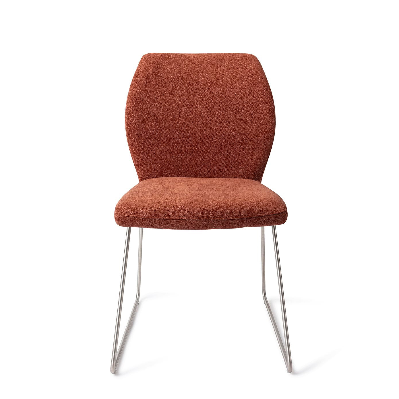 Ikata Dining Chair Cosy Copper Slide Steel