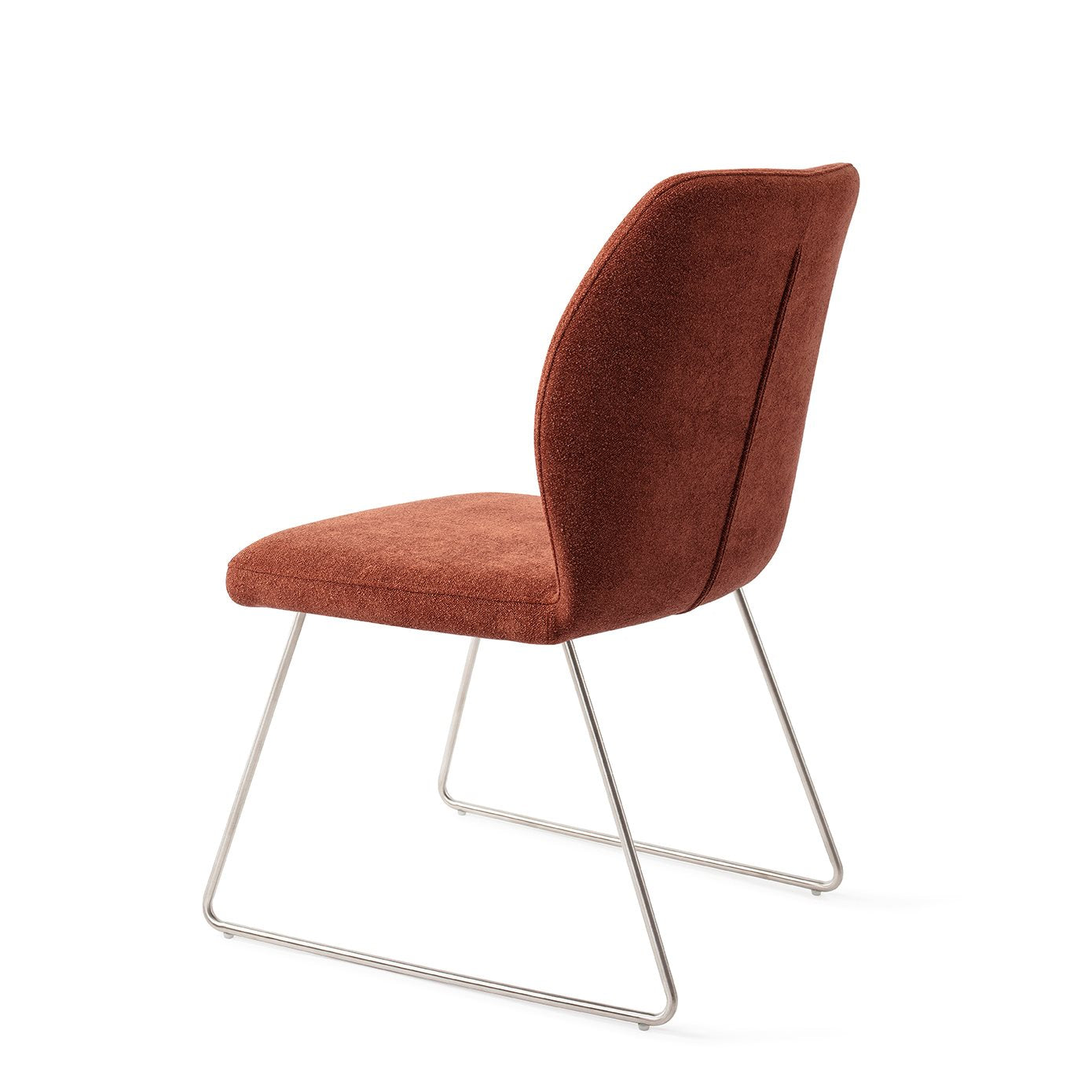 Ikata Dining Chair Cosy Copper Slide Steel