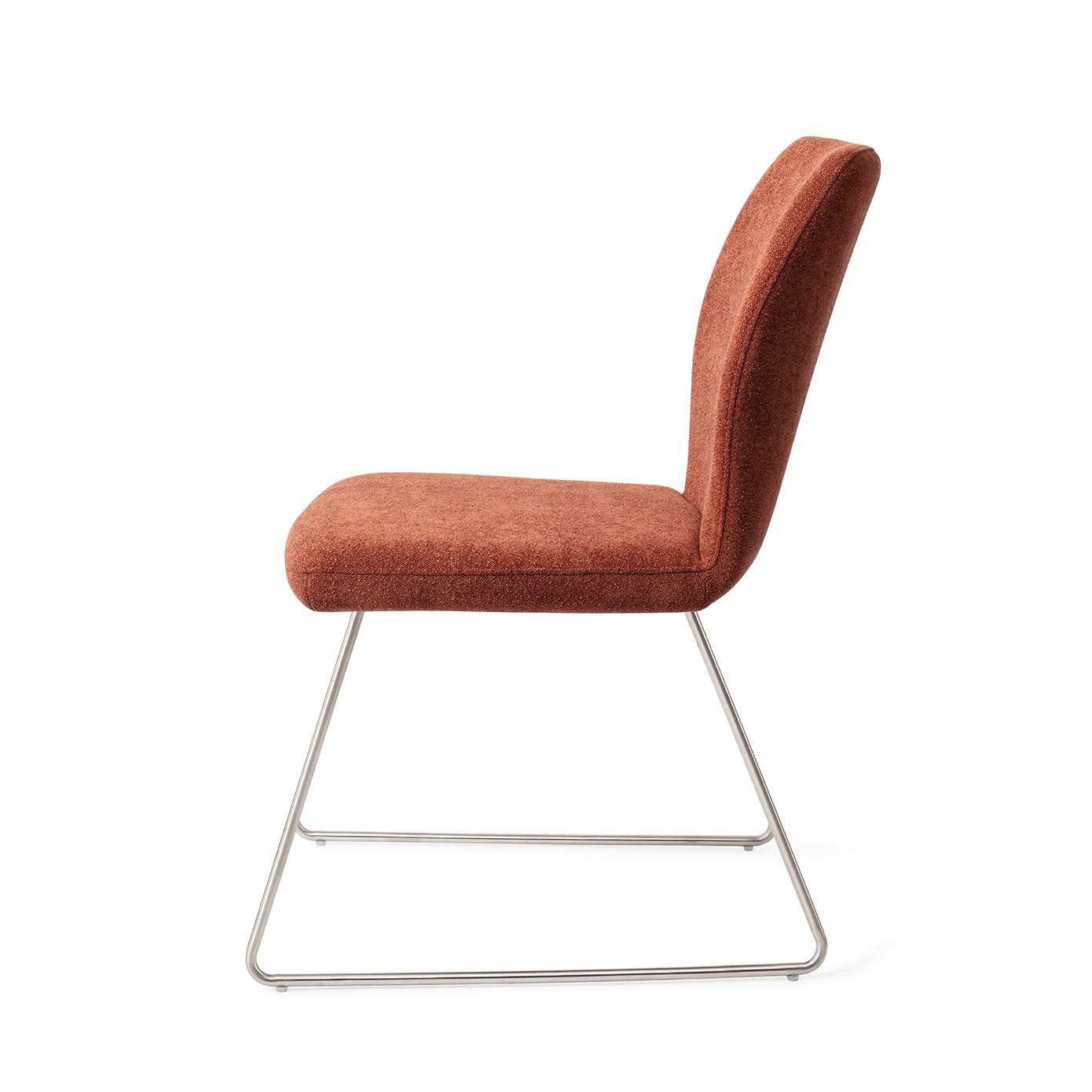 Ikata Dining Chair Cosy Copper Slide Steel