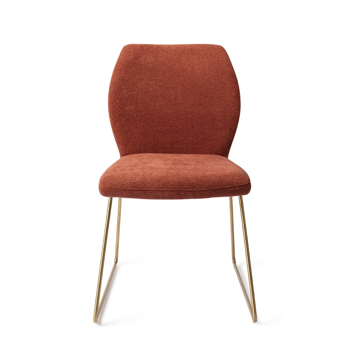 Ikata Dining Chair Cosy Copper Slide Gold