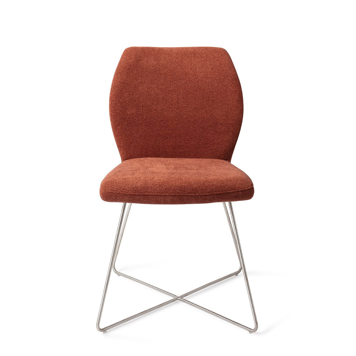 Ikata Dining Chair Cosy Copper Cross Steel