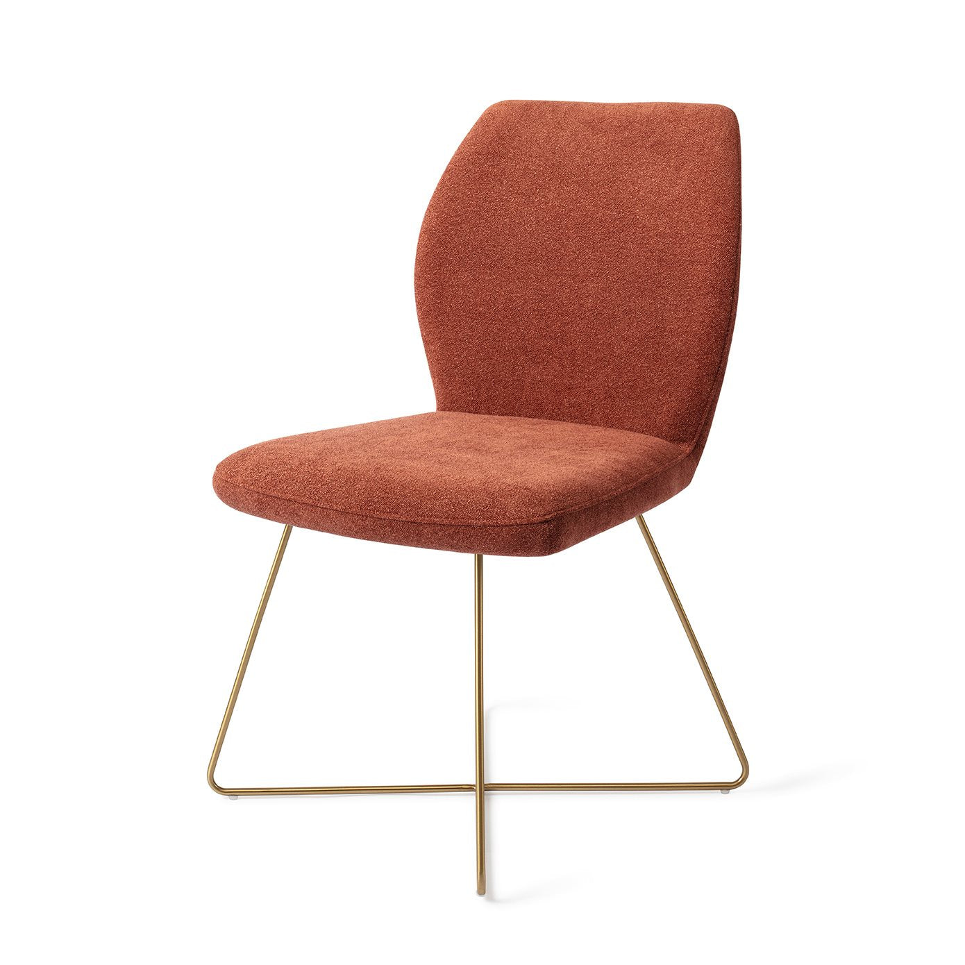 Ikata Dining Chair Cosy Copper Cross Gold