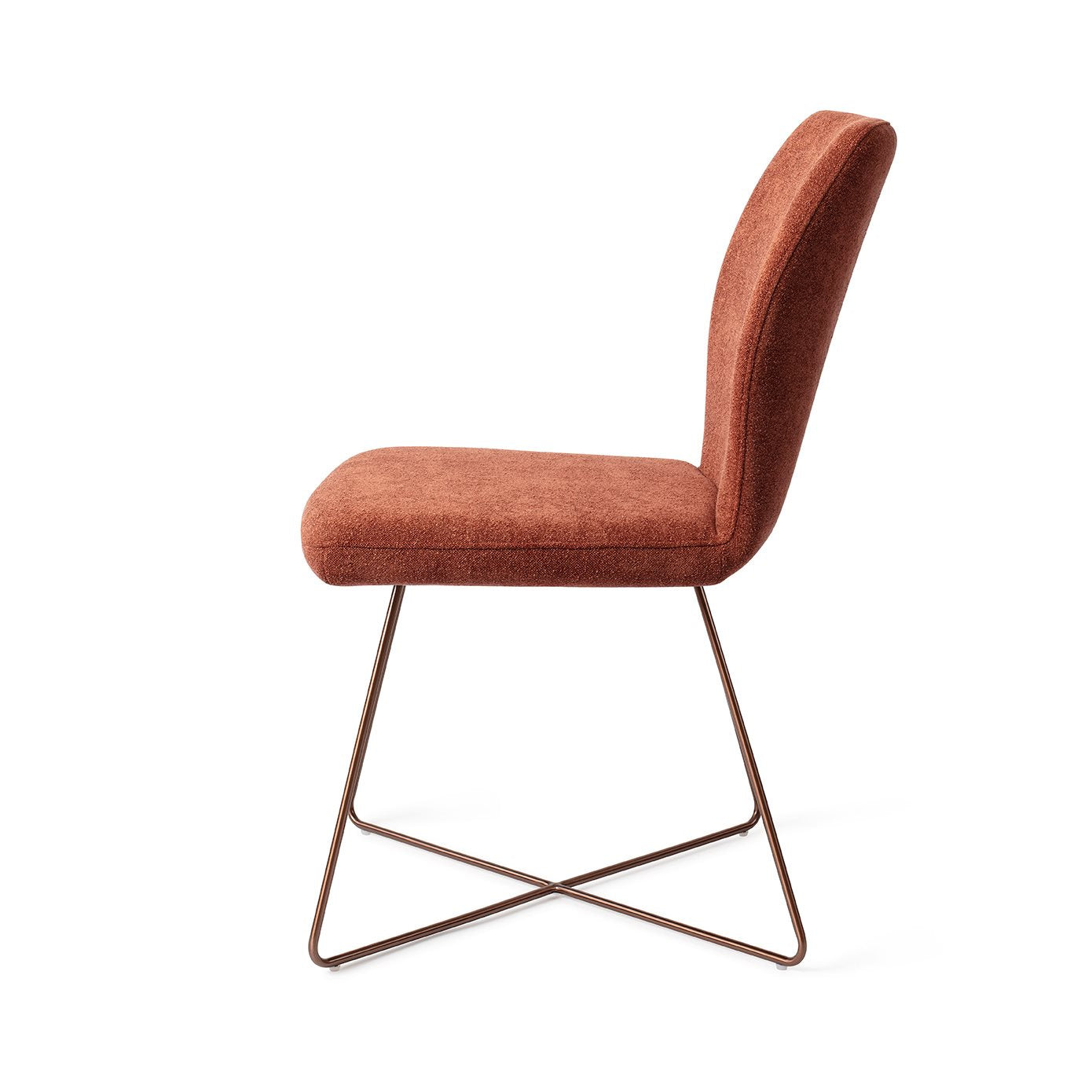 Ikata Dining Chair Cosy Copper Cross Rose