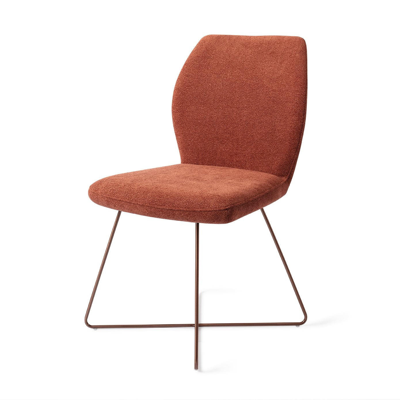 Ikata Dining Chair Cosy Copper Cross Rose