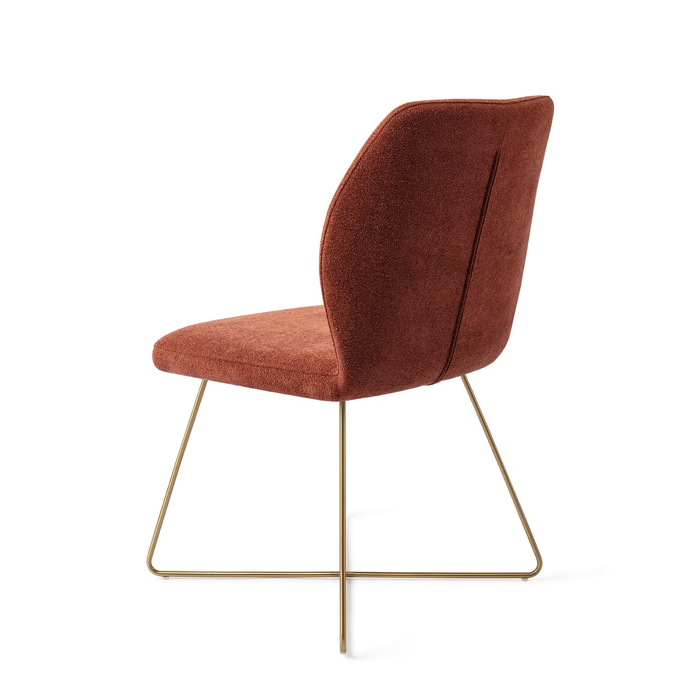 Ikata Dining Chair Cosy Copper Cross Gold