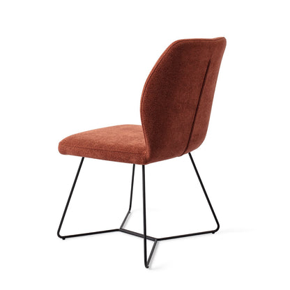 Ikata Dining Chair Cosy Copper Beehive Black