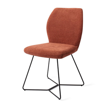 Ikata Dining Chair Cosy Copper Beehive Black