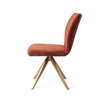 Ikata Dining Chair Cosy Copper Turn Gold