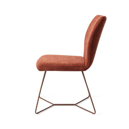 Ikata Dining Chair Cosy Copper Beehive Rose