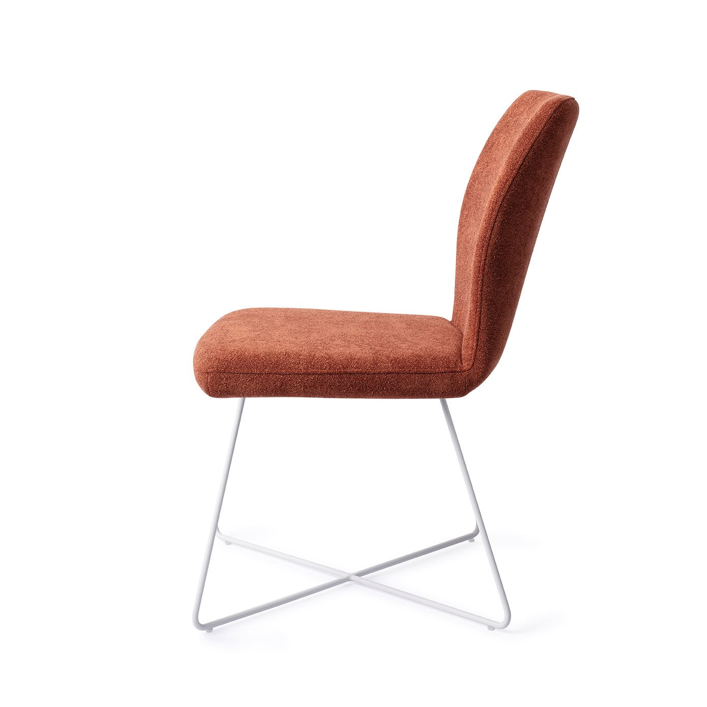 Ikata Dining Chair Cosy Copper Cross White