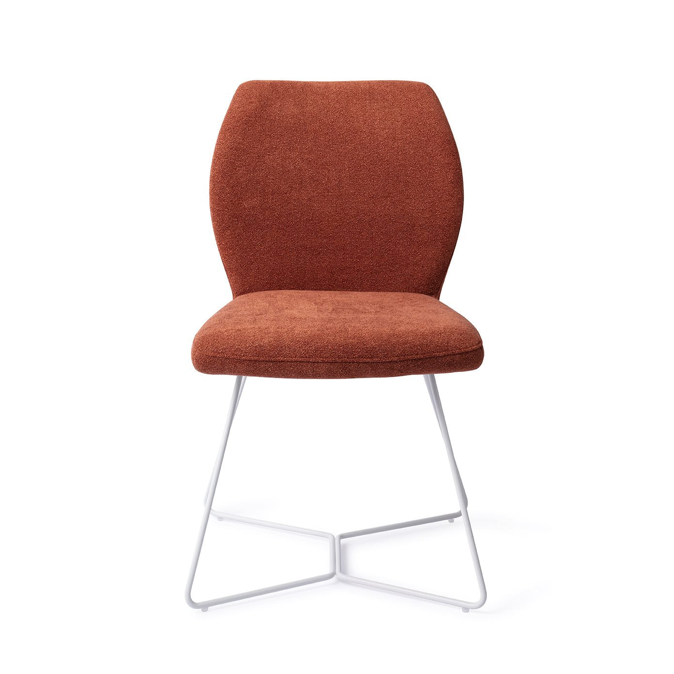 Ikata Dining Chair Cosy Copper Beehive White