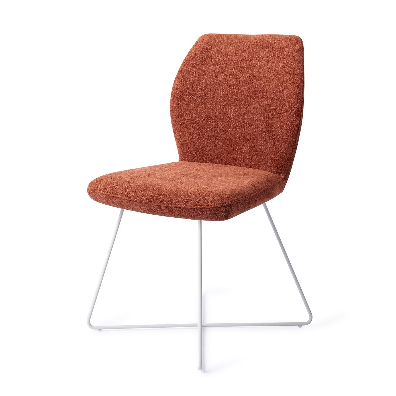 Ikata Dining Chair Cosy Copper Cross White