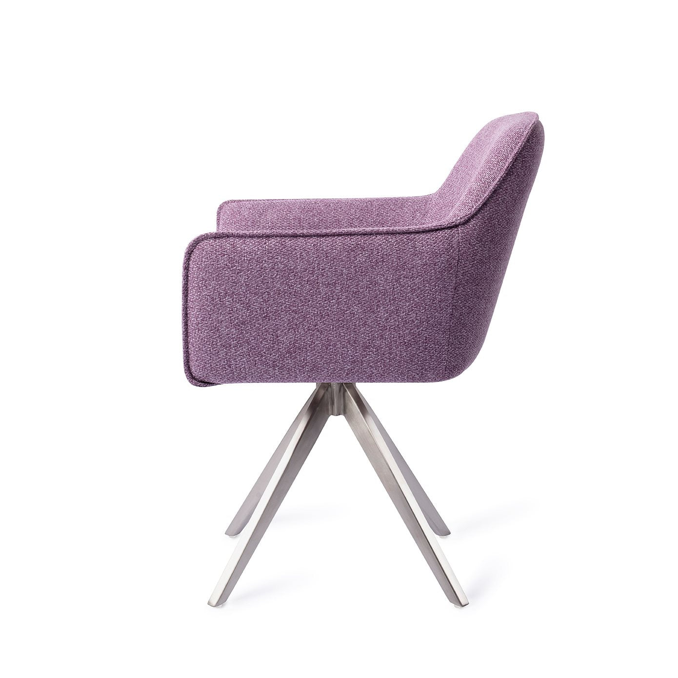 Hofu Dining Chair Violet Daisy Turn Steel