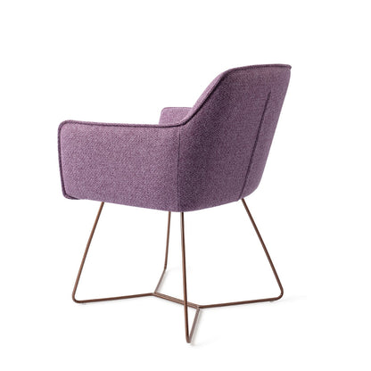 Hofu Dining Chair Violet Daisy Beehive Rose