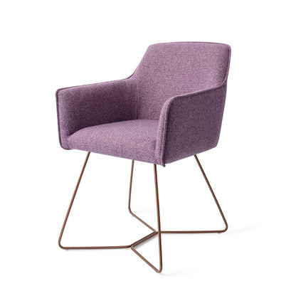 Hofu Dining Chair Violet Daisy Beehive Rose