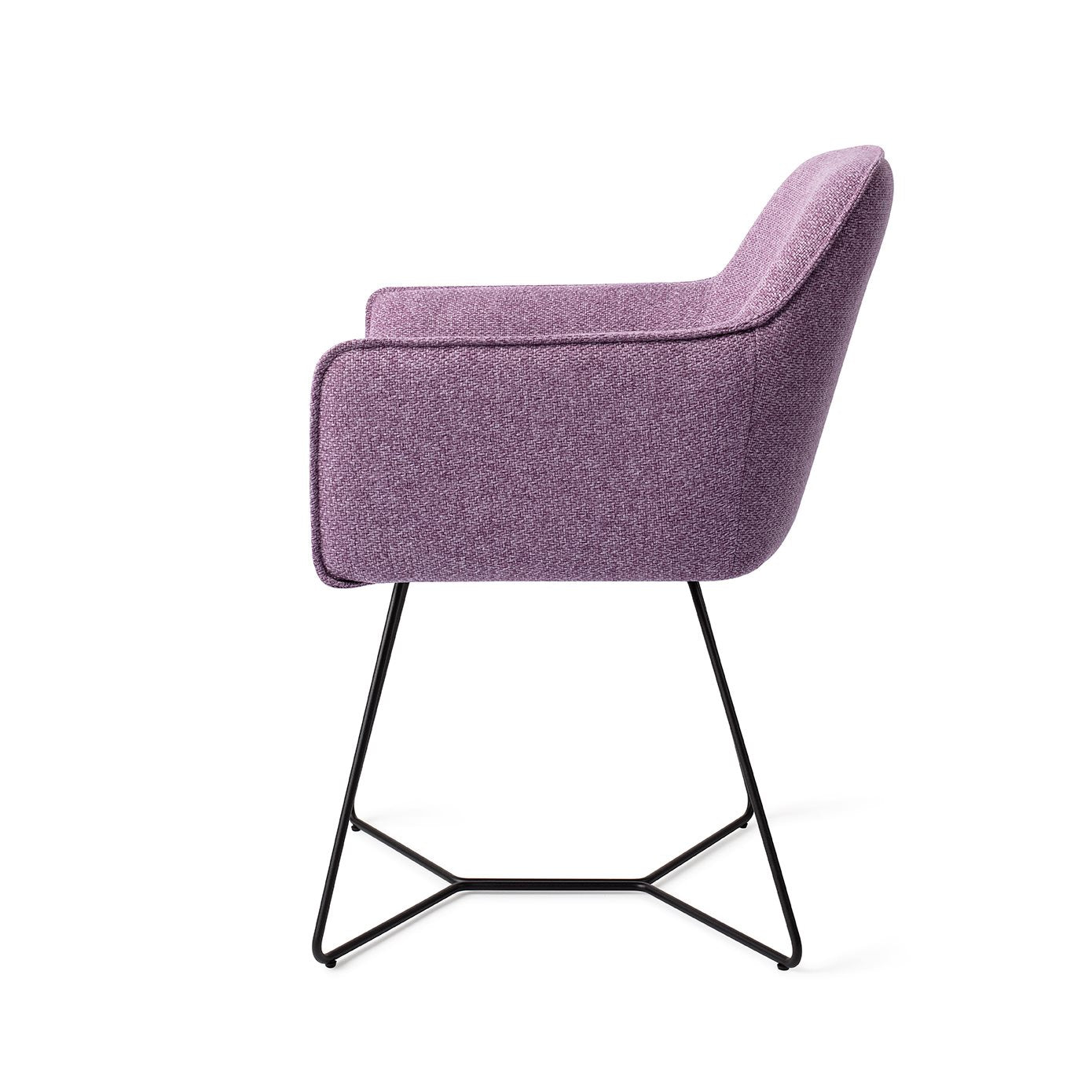 Hofu Dining Chair Violet Daisy Beehive Black