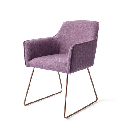 Hofu Dining Chair Violet Daisy Slide Rose