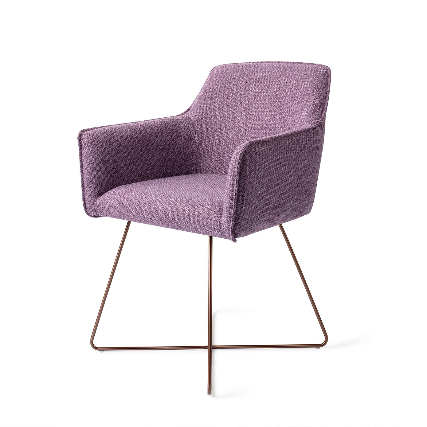 Hofu Dining Chair Violet Daisy Cross Rose