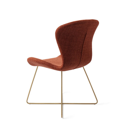 Moji Dining Chair Happy Hazel Cross Gold