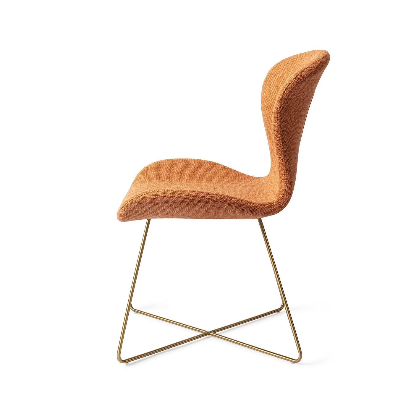 Moji Dining Chair Flax And Hay Cross Gold