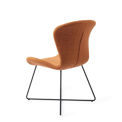 Moji Dining Chair Flax And Hay Cross Black