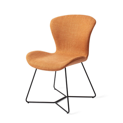 Moji Dining Chair Flax And Hay Beehive Black