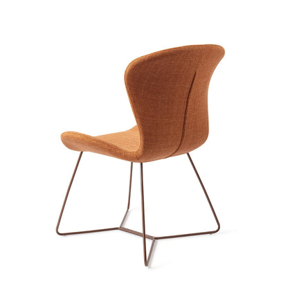 Moji Dining Chair Flax And Hay Beehive Rose