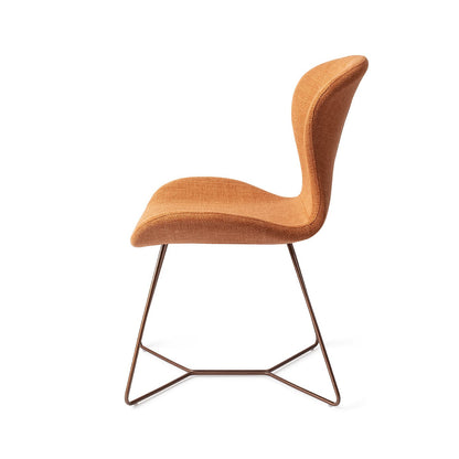 Moji Dining Chair Flax And Hay Beehive Rose