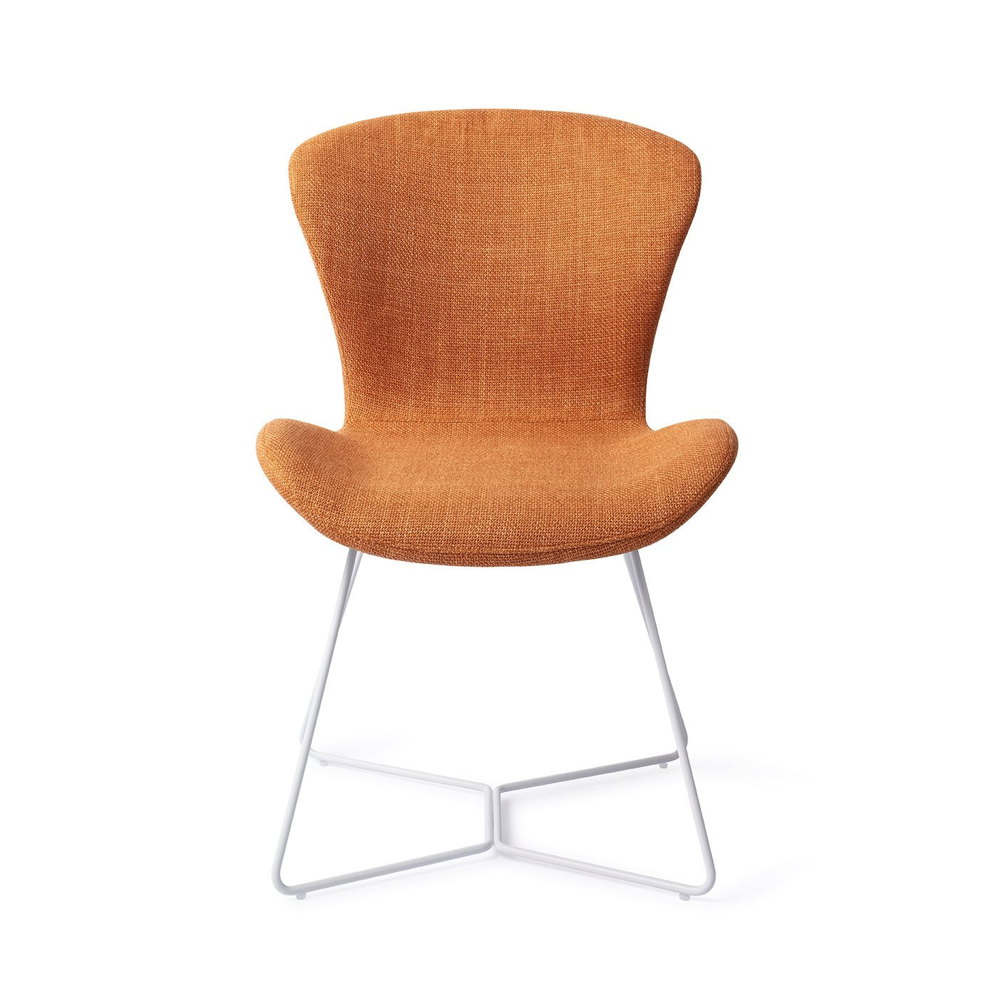 Moji Dining Chair Flax And Hay Beehive White