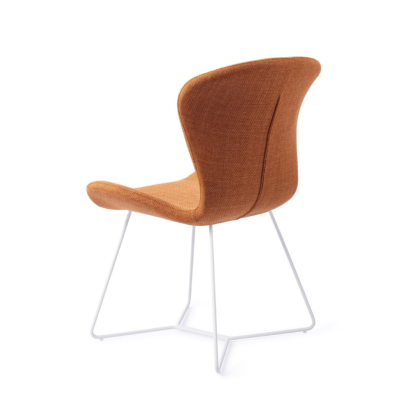 Moji Dining Chair Flax And Hay Beehive White