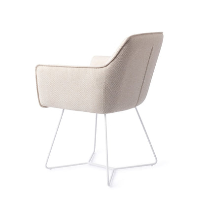 Hofu Dining Chair Enoki Beehive White