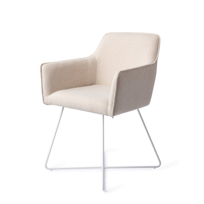 Hofu Dining Chair Enoki Cross White