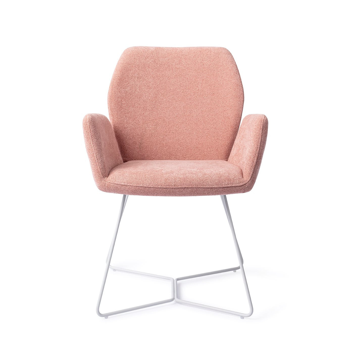 Misaki Dining Chair Anemone Beehive White