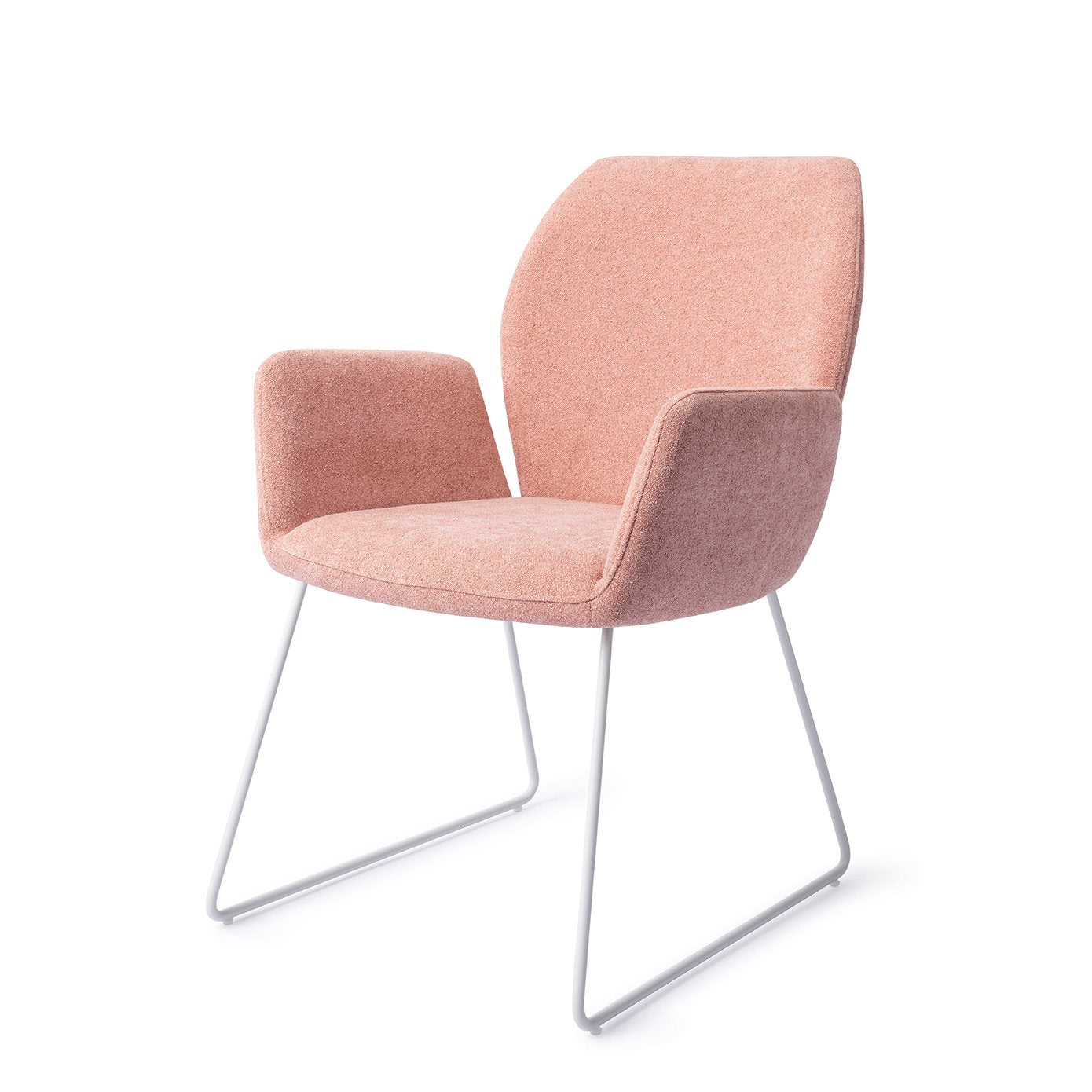 Misaki Dining Chair Anemone Slide White