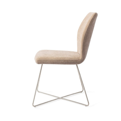 Ikata Dining Chair Funky Fudge Cross Steel