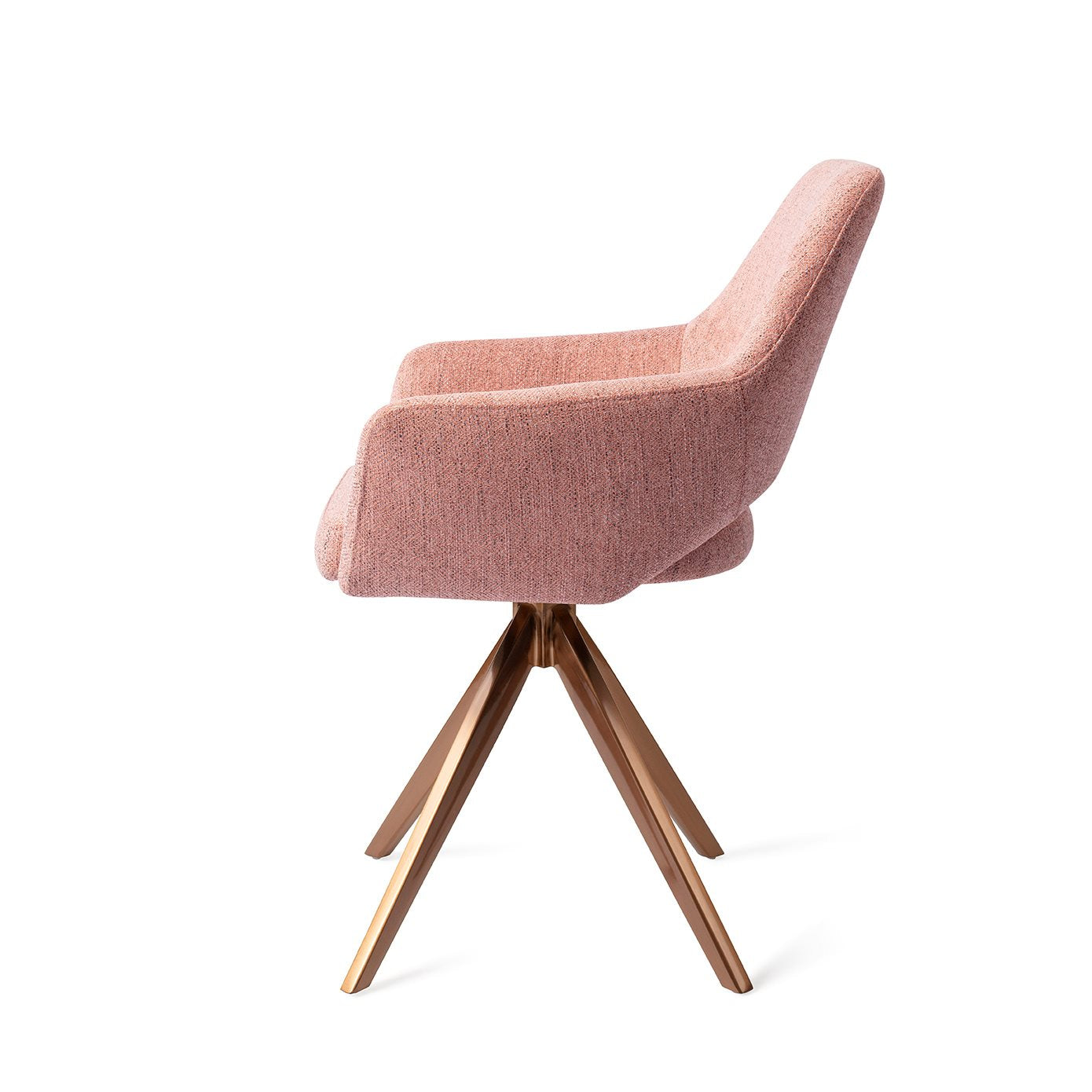 Yanai Dining Chair Pink Punch Turn Rose