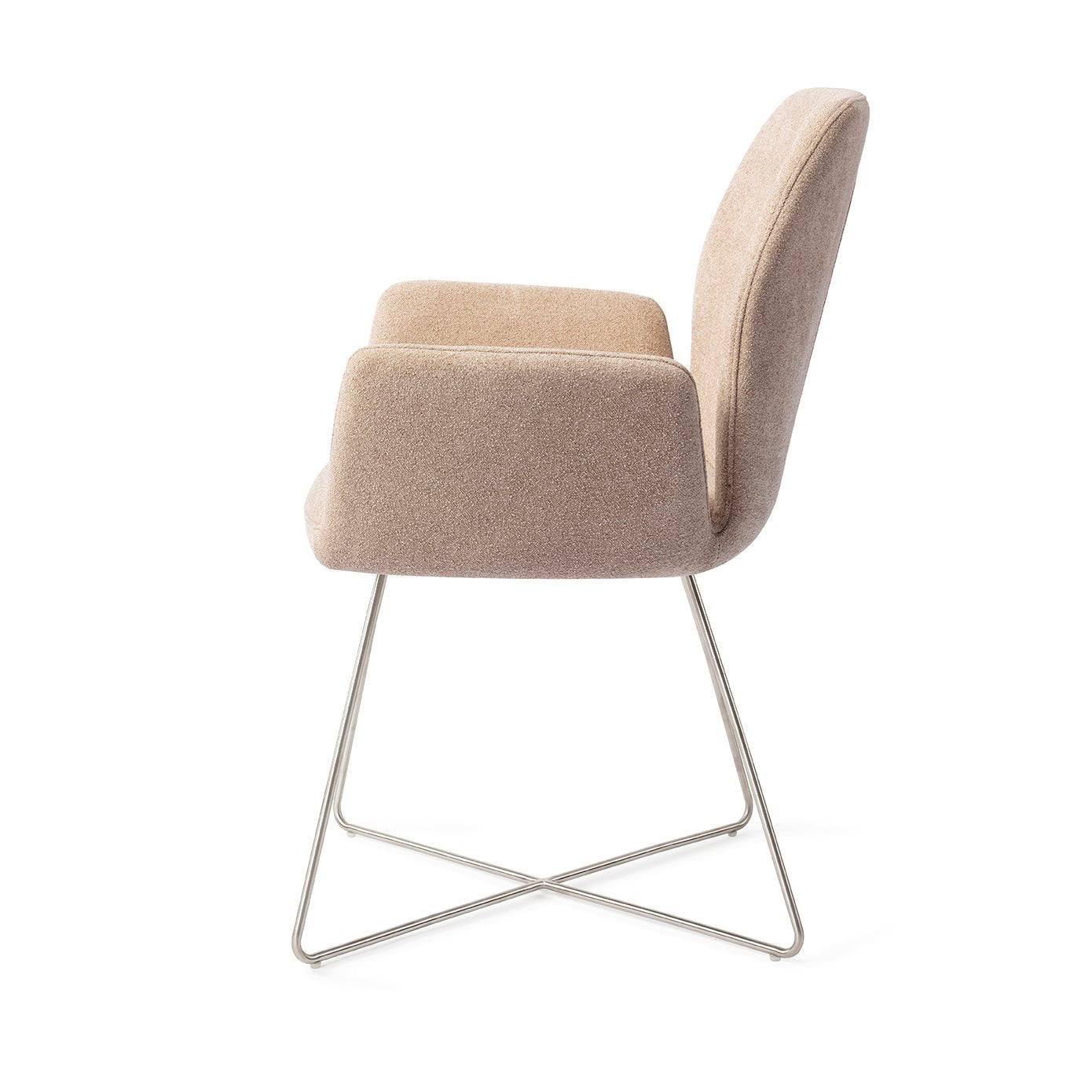 Misaki Dining Chair Funky Fudge Cross Steel