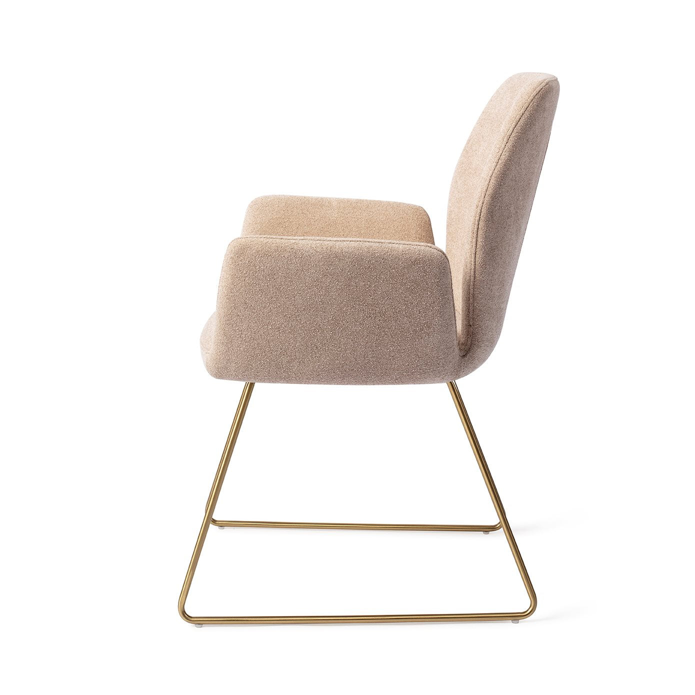 Misaki Dining Chair Funky Fudge Slide Gold