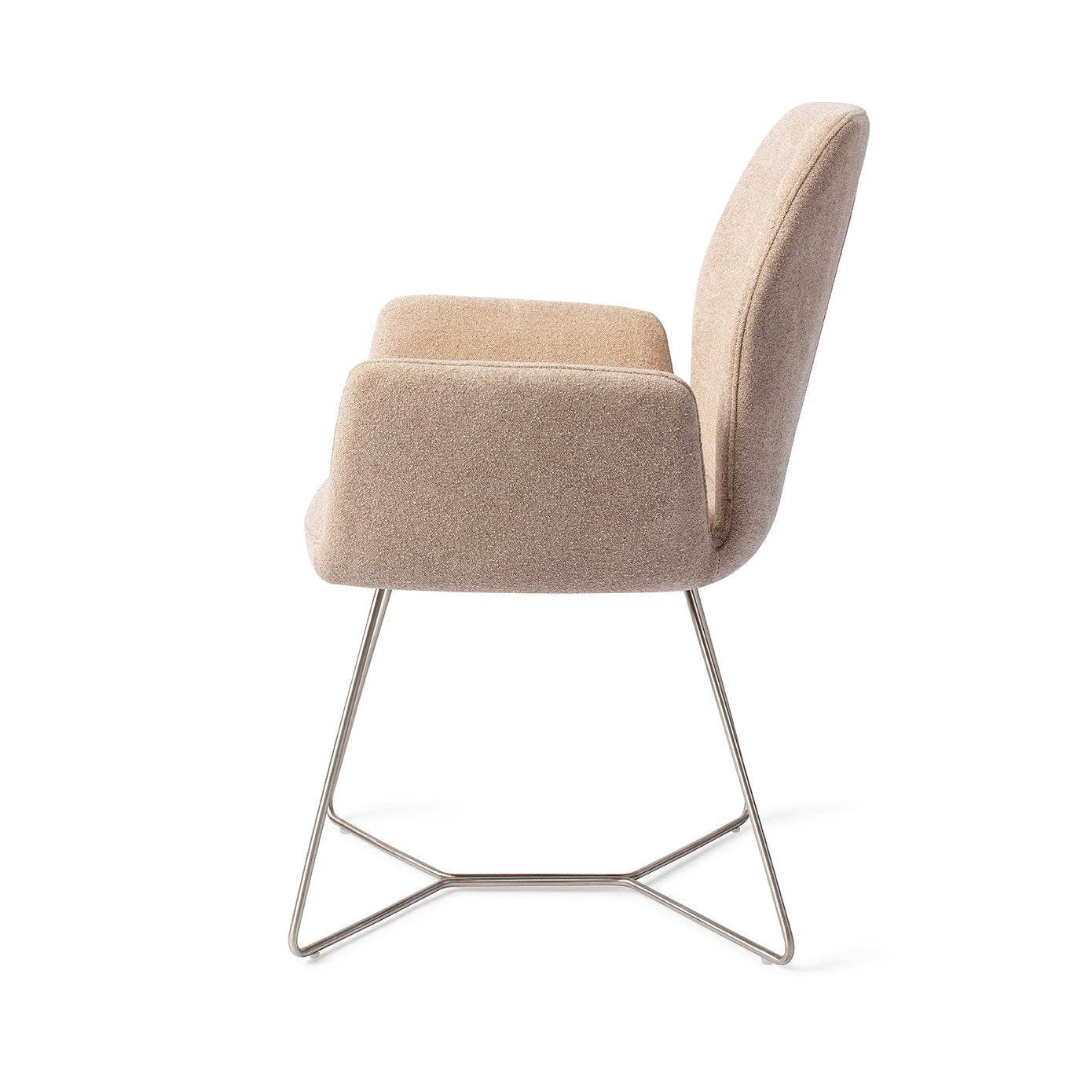 Misaki Dining Chair Funky Fudge Beehive Steel