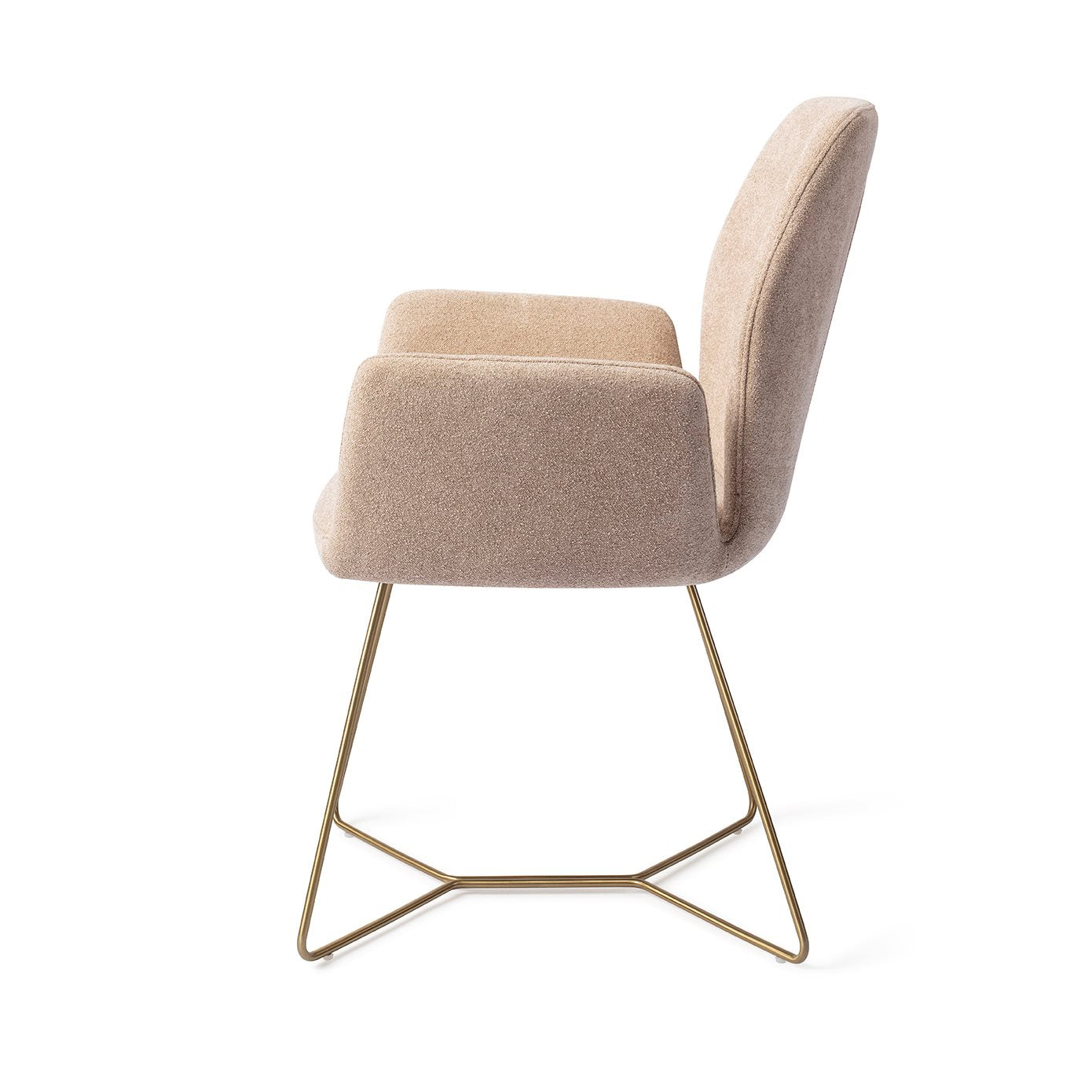 Misaki Dining Chair Funky Fudge Beehive Gold