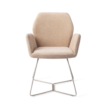 Misaki Dining Chair Funky Fudge Beehive Steel