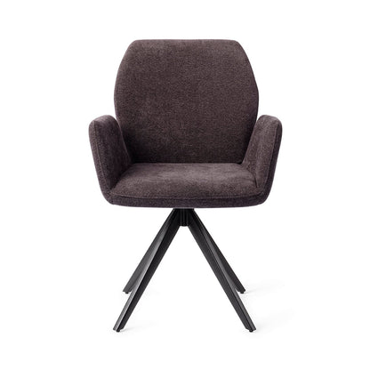 Misaki Dining Chair Almost Black Turn Black