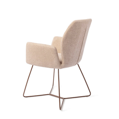 Misaki Dining Chair Funky Fudge Beehive Rose