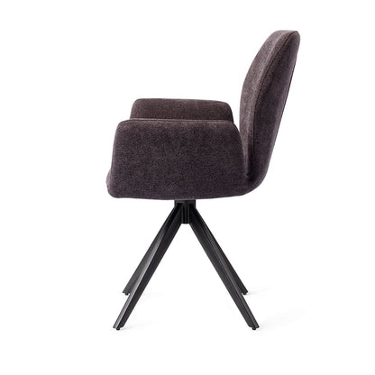 Misaki Dining Chair Almost Black Turn Black