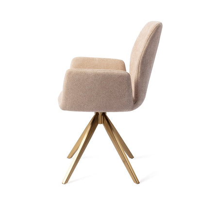 Misaki Dining Chair Funky Fudge Turn Gold