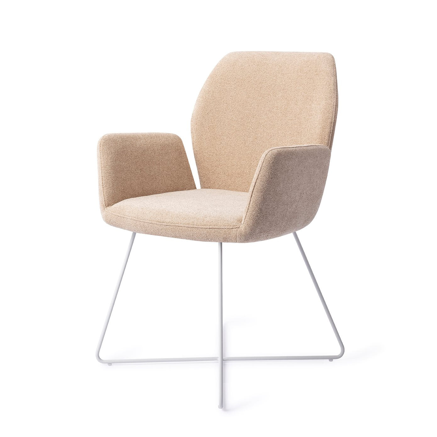 Misaki Dining Chair Funky Fudge Cross White